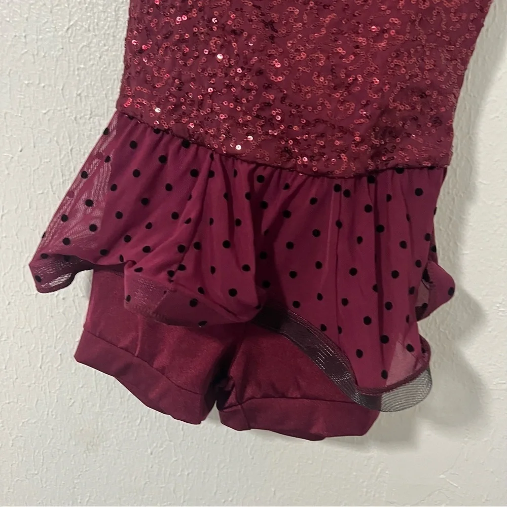 Weissman Showtime MC Medium (11-12) Hung Up Dance Costume 10877 Ballet Skating